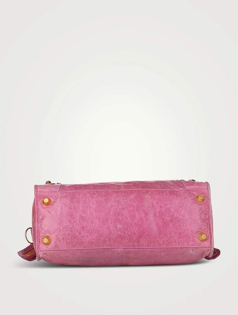 Pre-Loved Motocross Part Time Giant 21 Leather Satchel