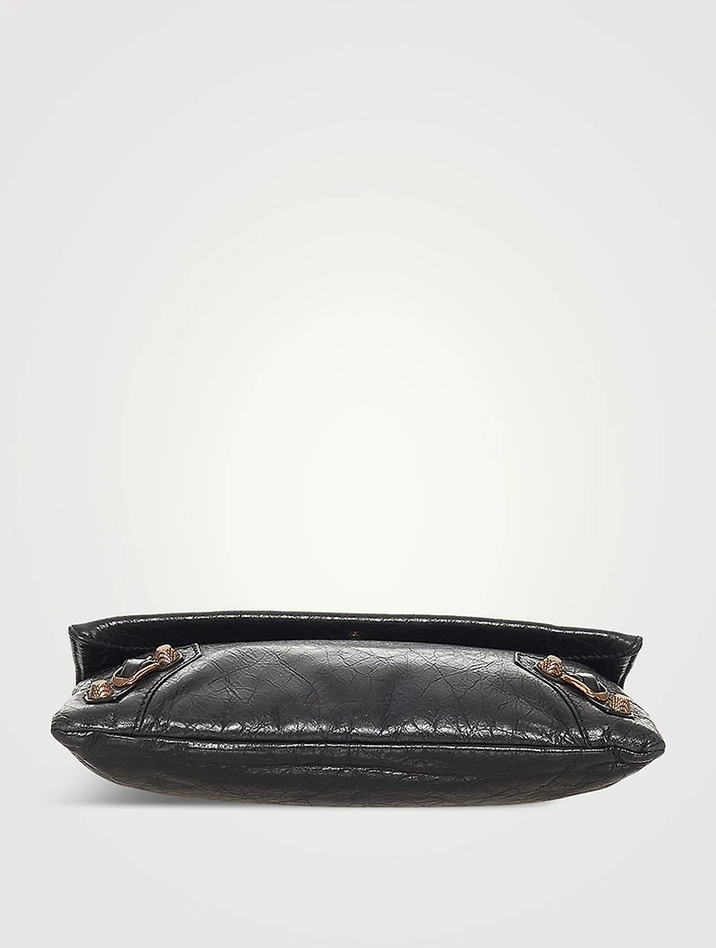 Pre-Loved Motocross Giant 12 Envelope Leather Clutch
