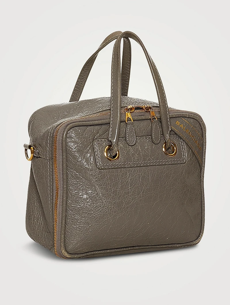 Pre-Loved  Blanket Leather Bag