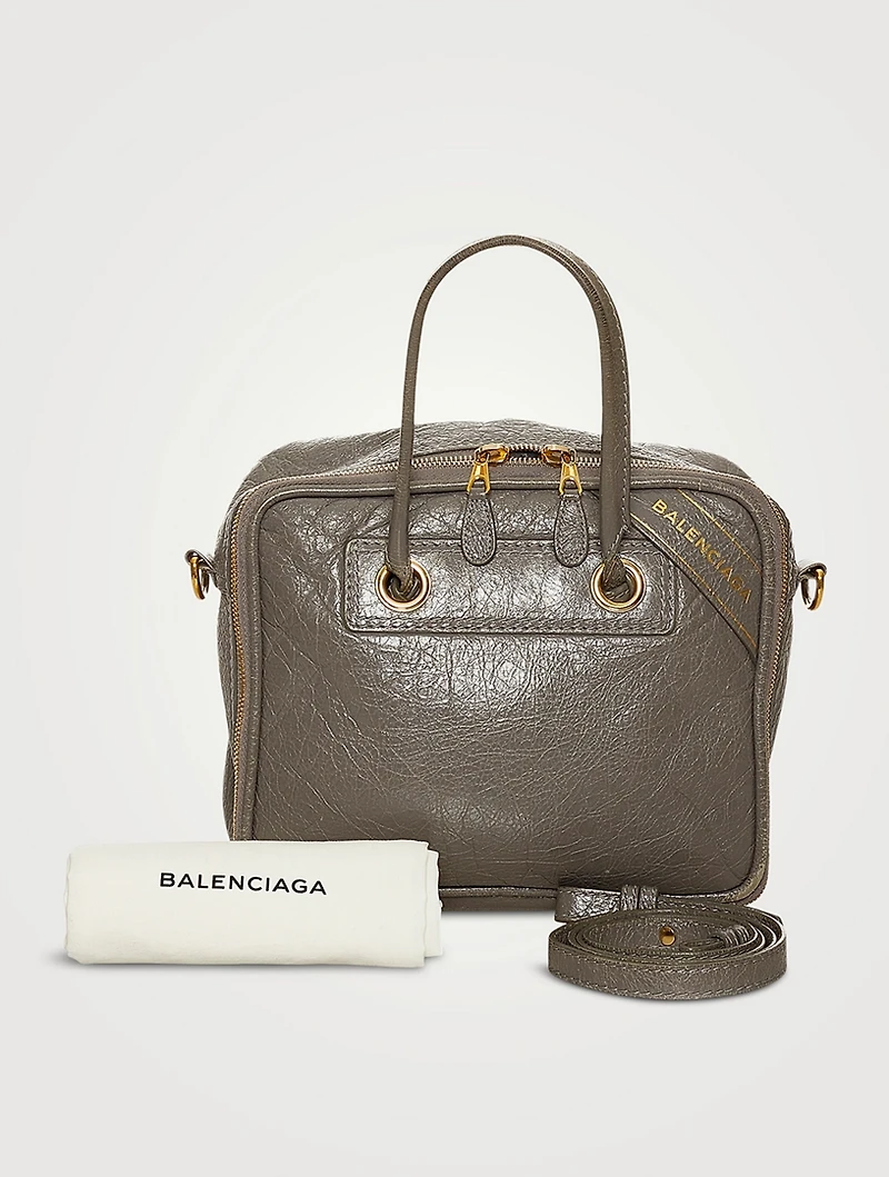 Pre-Loved  Blanket Leather Bag