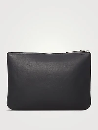 Pre-Loved Political Campaign Leather Clutch