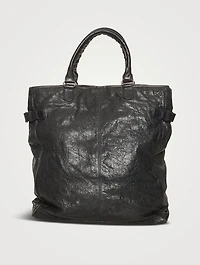 Pre-Loved Motocross Leather Tote Bag
