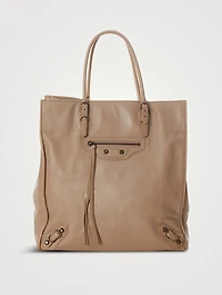 Pre-Loved Papier A5 Leather Tote Bag