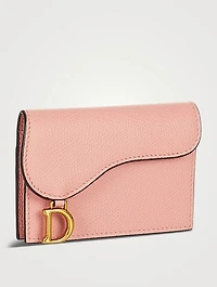 Pre-Loved Saddle Leather Card Holder