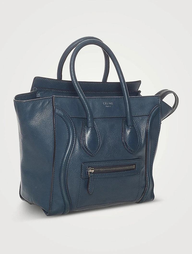 Pre-Loved Luggage Leather Tote Bag