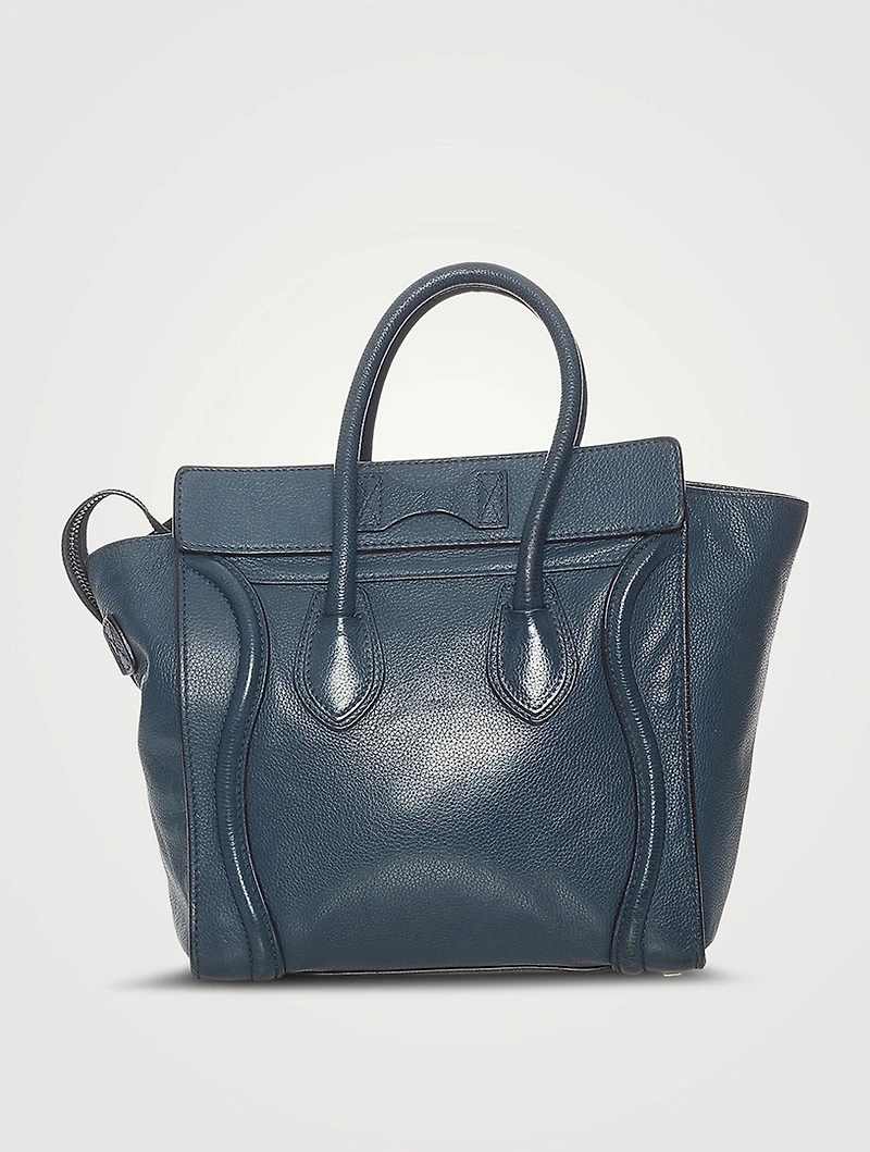 Pre-Loved Luggage Leather Tote Bag