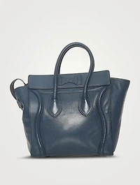 Pre-Loved Luggage Leather Tote Bag