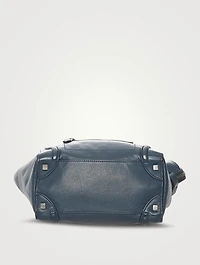 Pre-Loved Luggage Leather Tote Bag
