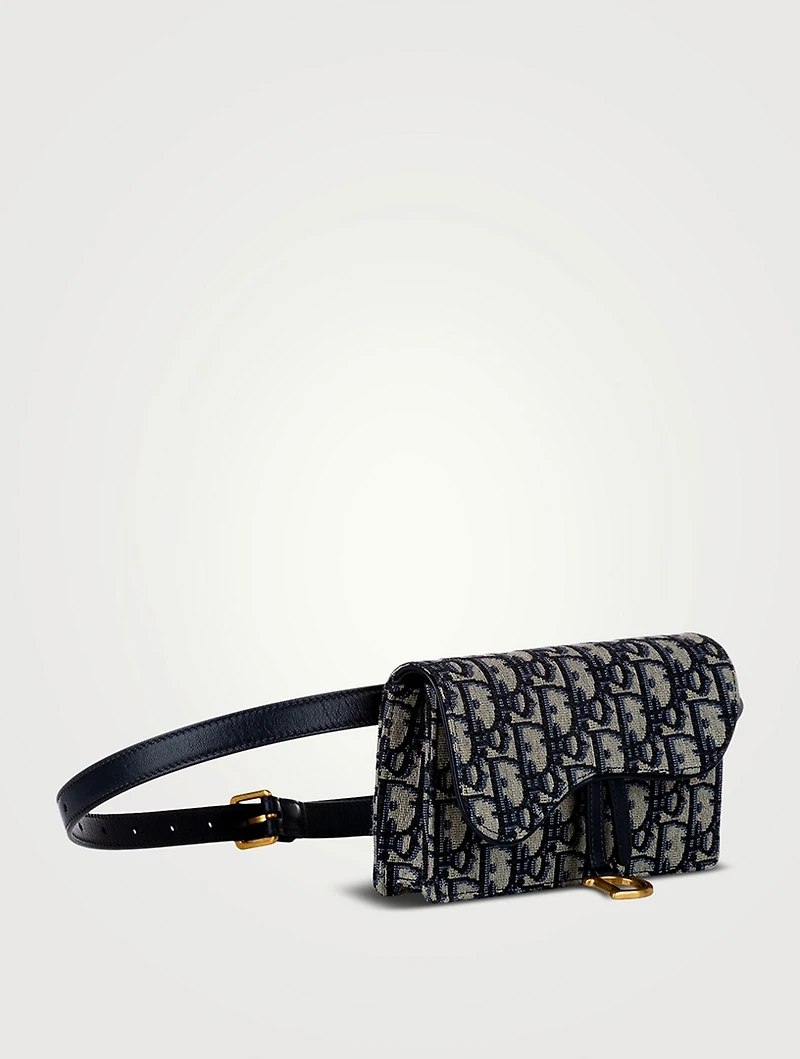 Pre-Loved Dior Oblique Saddle Belt Bag