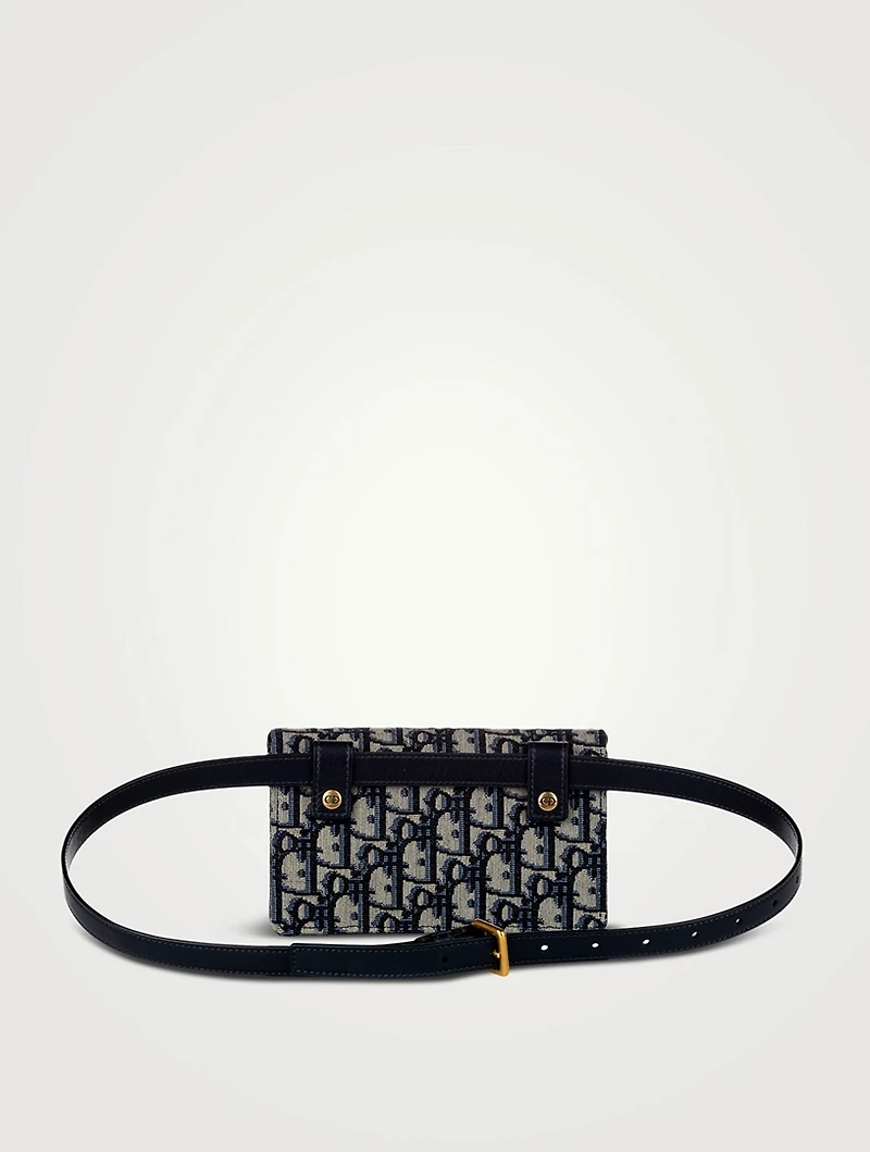Pre-Loved Dior Oblique Saddle Belt Bag
