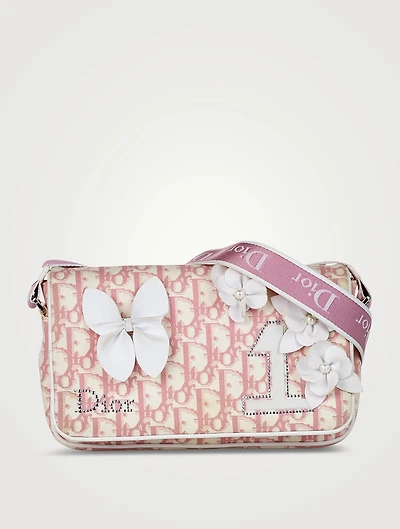 Pre-Loved Dior Oblique Girly Trotter Crossbody Bag