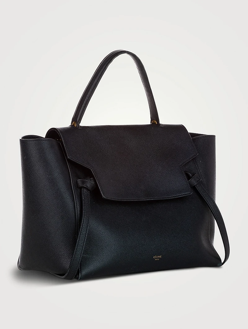 Pre-Loved Belt Leather Satchel