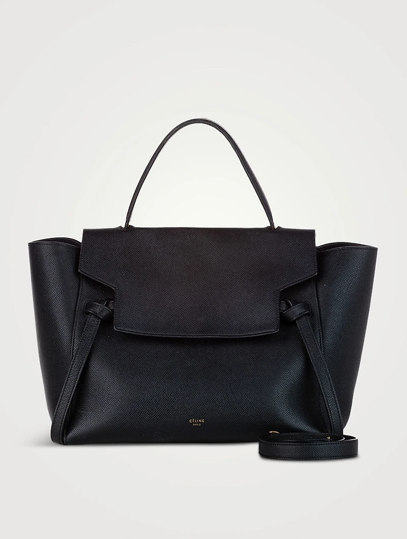Pre-Loved Belt Leather Satchel