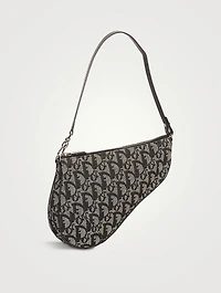Pre-Loved Mini Dior Oblique Saddle Bag