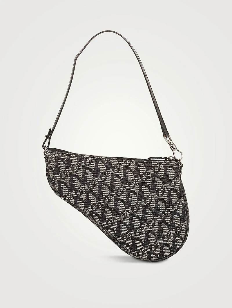 Pre-Loved Mini Dior Oblique Saddle Bag