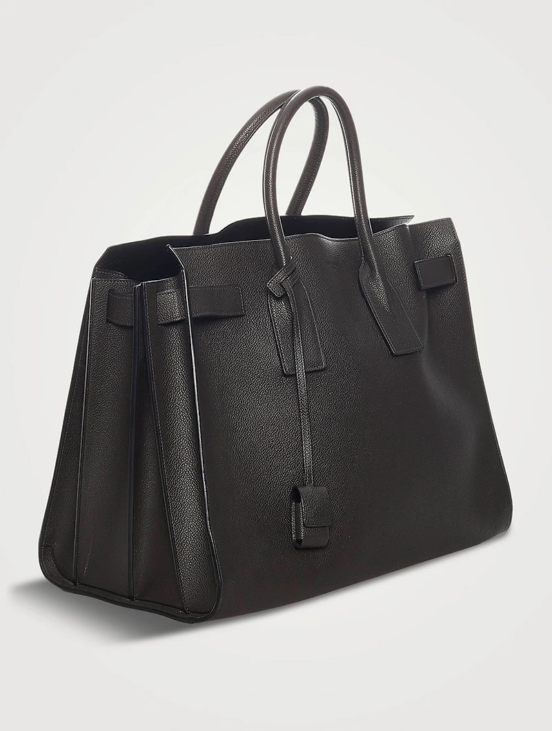 Pre-Loved Sac De Jour Leather Satchel