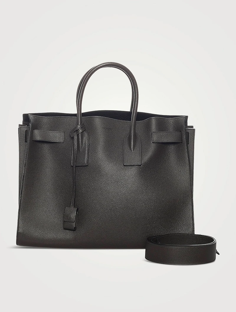 Pre-Loved Sac De Jour Leather Satchel
