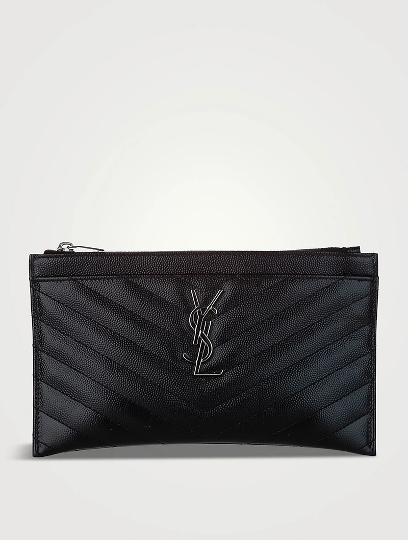 Pre-Loved Monogram Leather Clutch