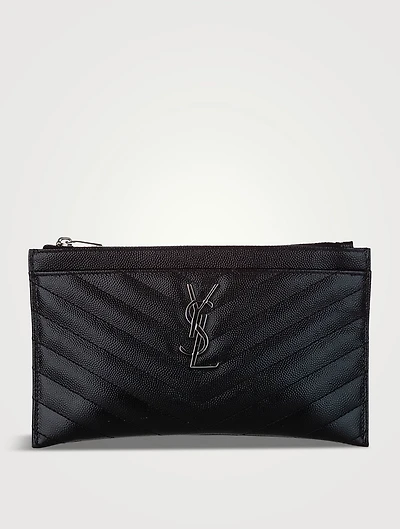 Pre-Loved Monogram Leather Clutch