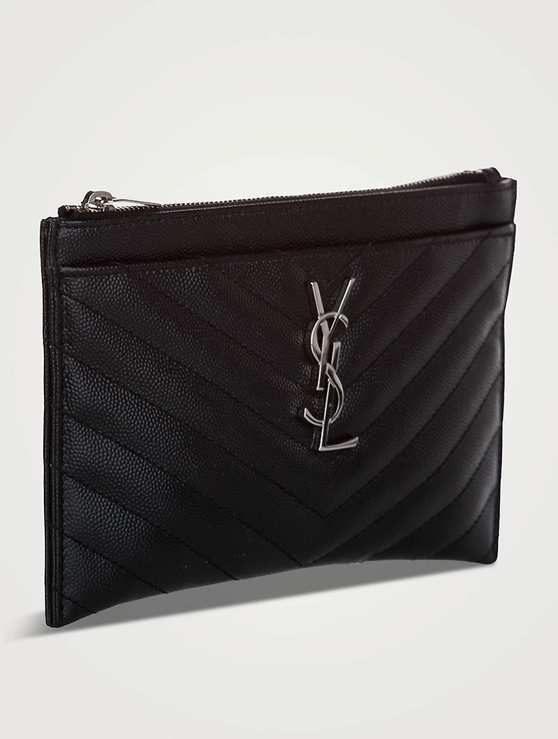 Pre-Loved Monogram Leather Clutch