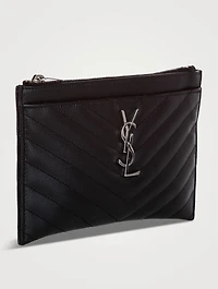 Pre-Loved Monogram Leather Clutch