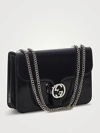 Pre-Loved Interlocking G Patent Leather Shoulder Bag