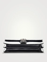Pre-Loved Interlocking G Patent Leather Shoulder Bag
