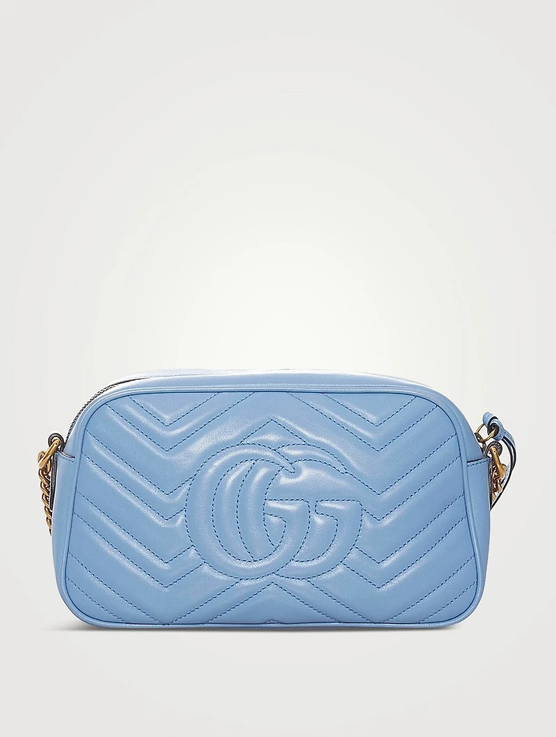 Pre-Loved GG Marmont Matelassé Leather Camera Bag