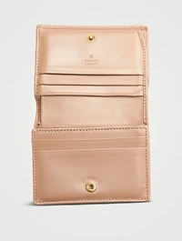Pre-Loved Small GG Marmont Matelassé Leather Wallet