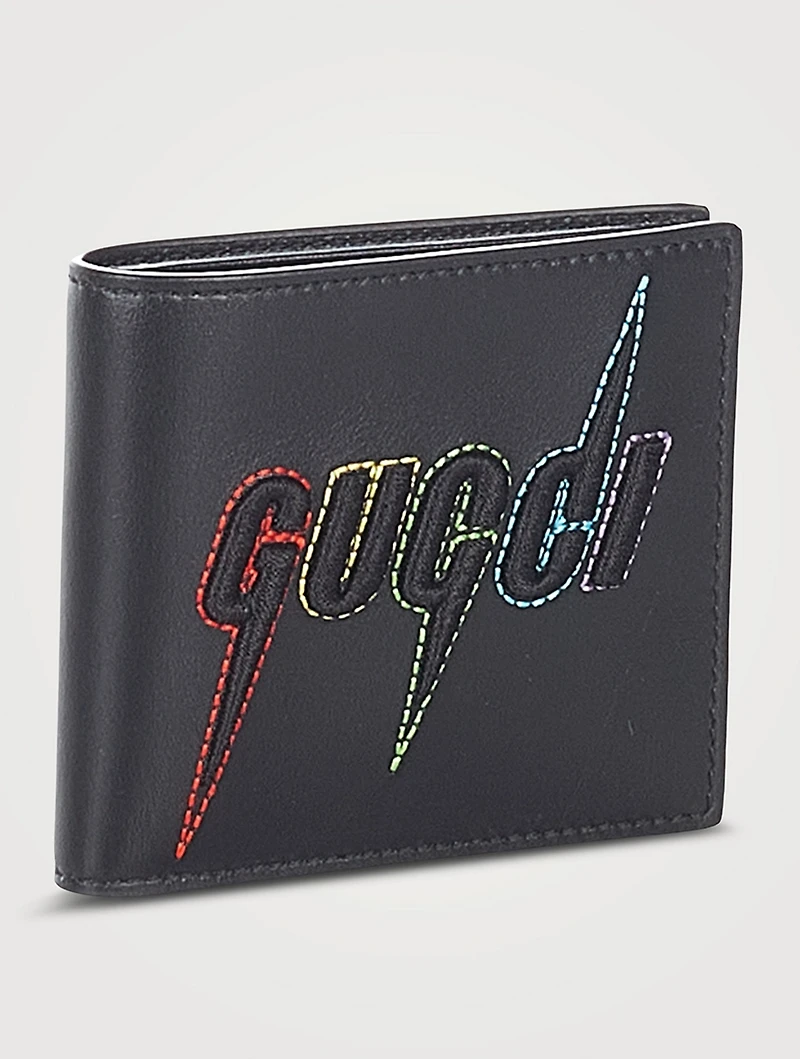 Pre-Loved Blade Leather Bifold Wallet