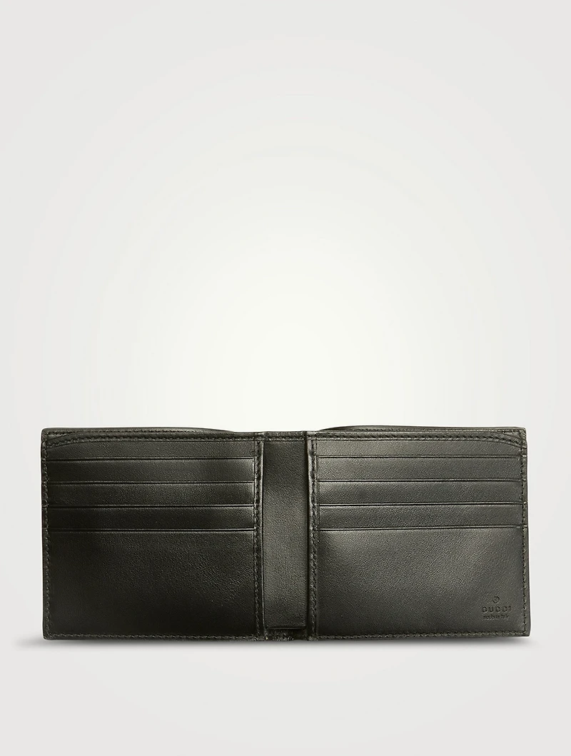Pre-Loved Blade Leather Bifold Wallet