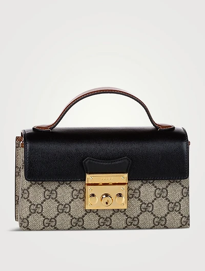 Pre-Loved GG Supreme Padlock Crossbody Bag