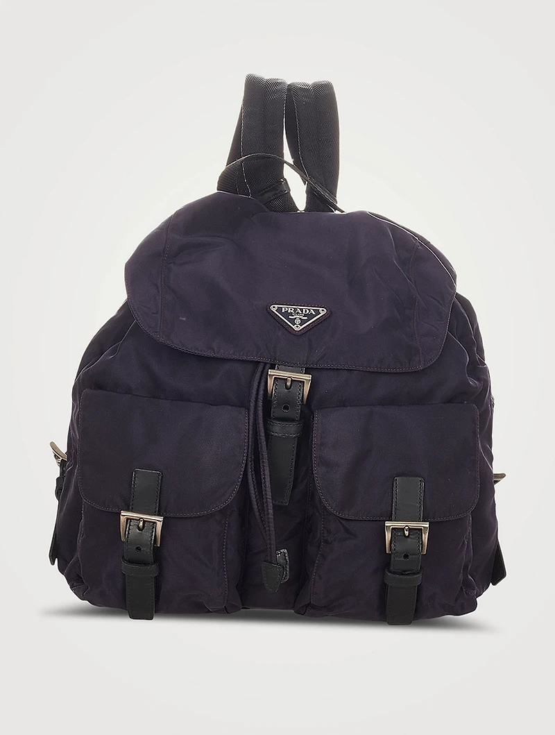 Pre-Loved Tessuto Drawstring Backpack