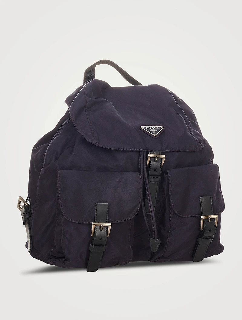 Pre-Loved Tessuto Drawstring Backpack