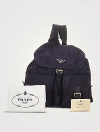 Pre-Loved Tessuto Drawstring Backpack