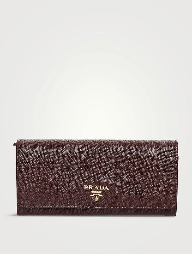 Pre-Loved Saffiano Leather Wallet