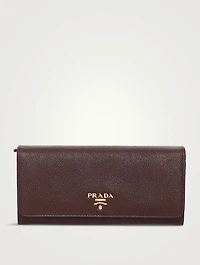 Pre-Loved Saffiano Leather Wallet