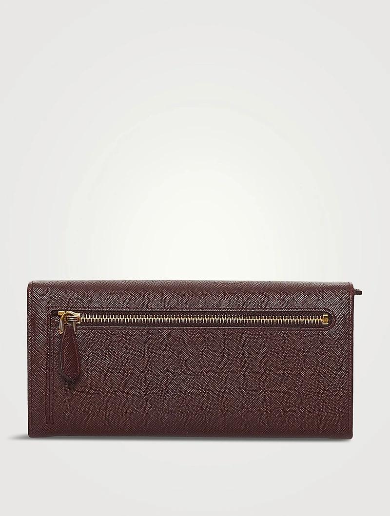 Pre-Loved Saffiano Leather Wallet