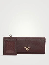 Pre-Loved Saffiano Leather Wallet