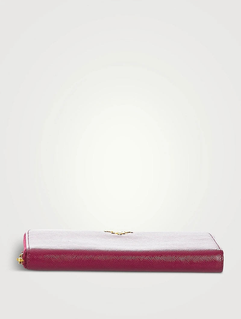 Pre-Loved Saffiano Leather Wallet