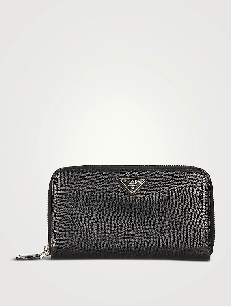 Pre-Loved Saffiano Leather Wallet