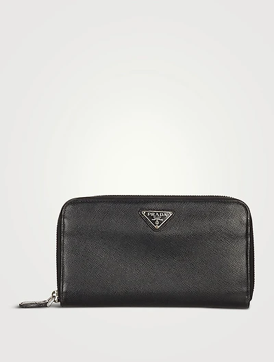 Pre-Loved Saffiano Leather Wallet
