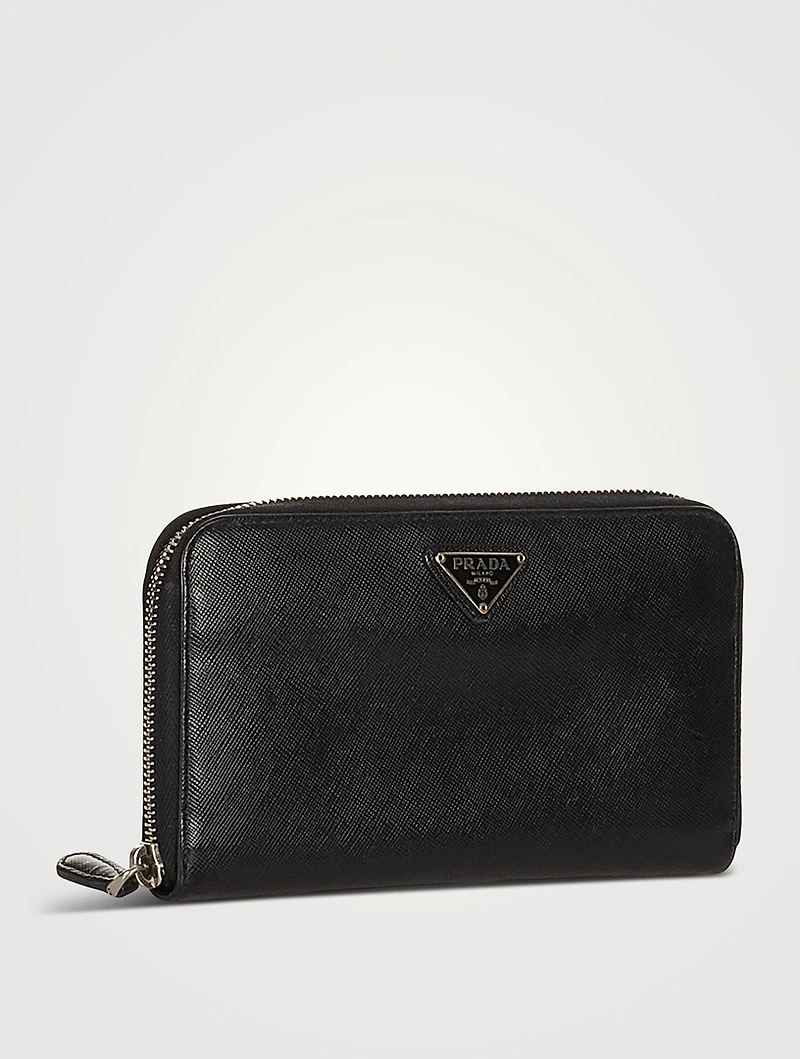 Pre-Loved Saffiano Leather Wallet