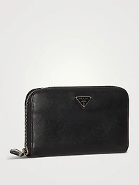 Pre-Loved Saffiano Leather Wallet