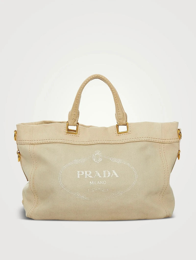 Pre-Loved Canapa Logo Canvas Satchel