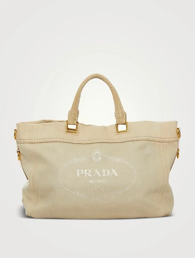 Pre-Loved Canapa Logo Canvas Satchel