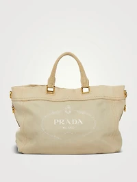 Pre-Loved Canapa Logo Canvas Satchel