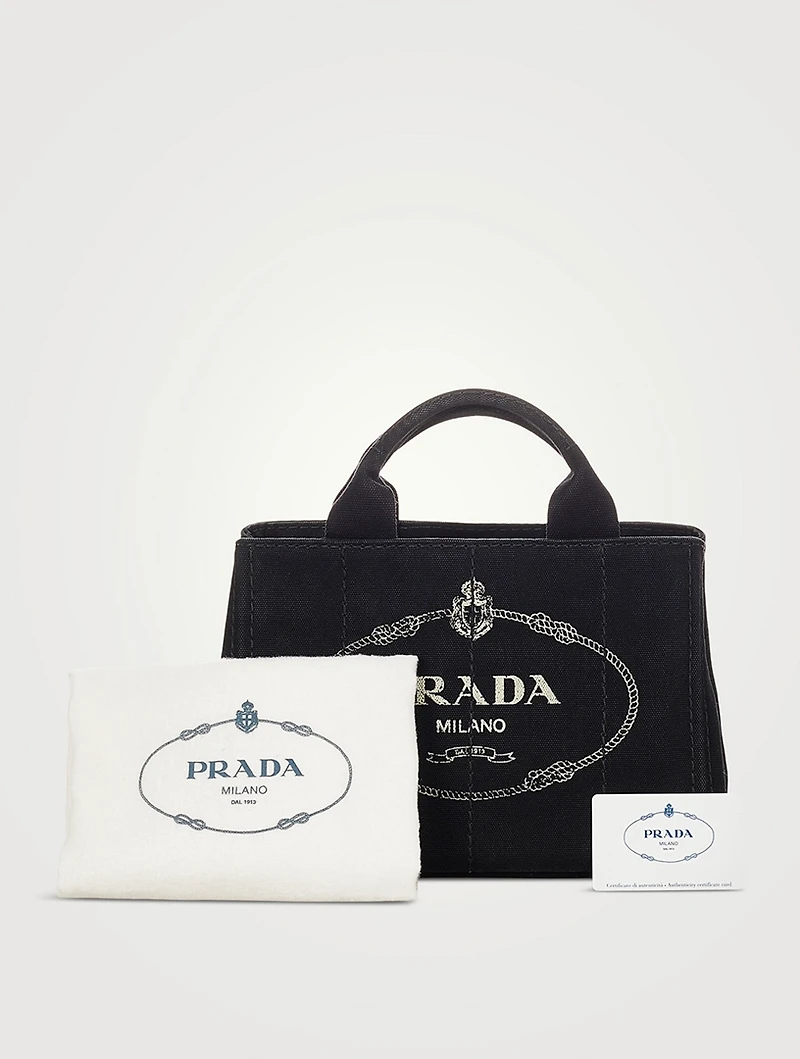 Pre-Loved Canapa Logo Canvas Satchel