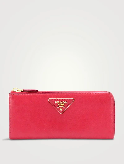 Pre-Loved Saffiano Leather Wallet