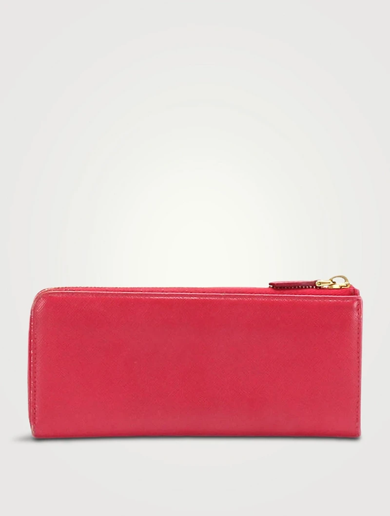 Pre-Loved Saffiano Leather Wallet